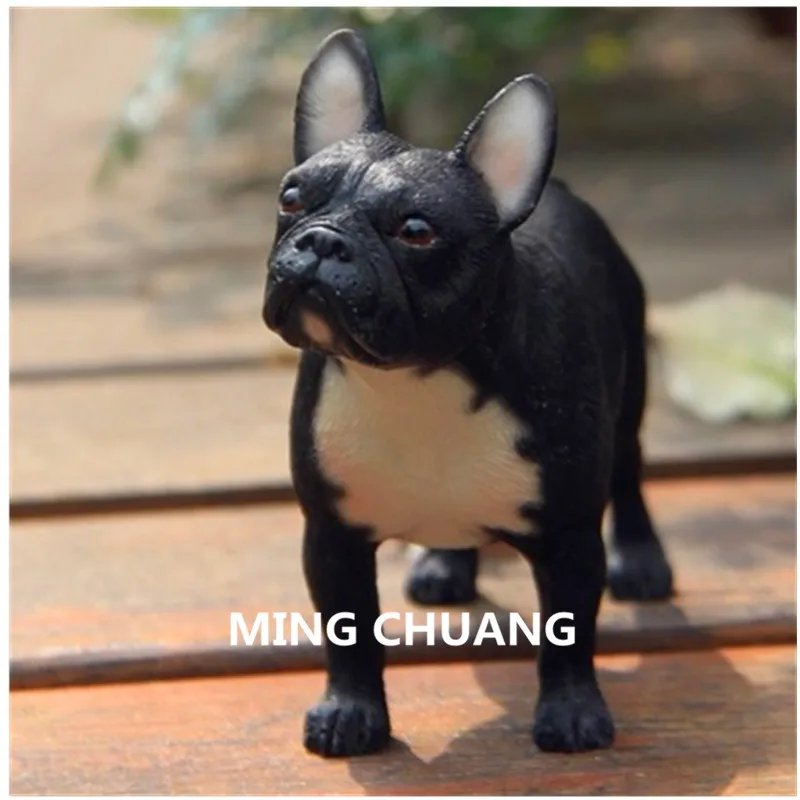 Cute-Simulation-Puppy-Statue-Medium-sized-FRENCH-BULLDOG-Care-for-dogs-Bust-Resin-Action-Figure-Collectible