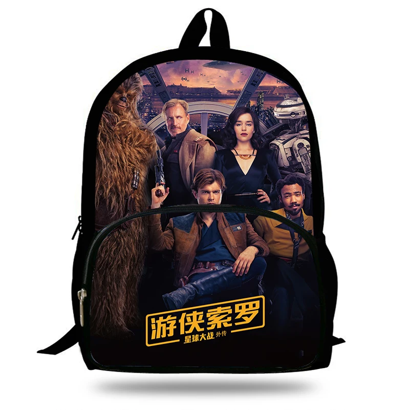 16 дюймов 2018 популярные детские рюкзаки Solo A Star Wars Story для школьников мальчиков и