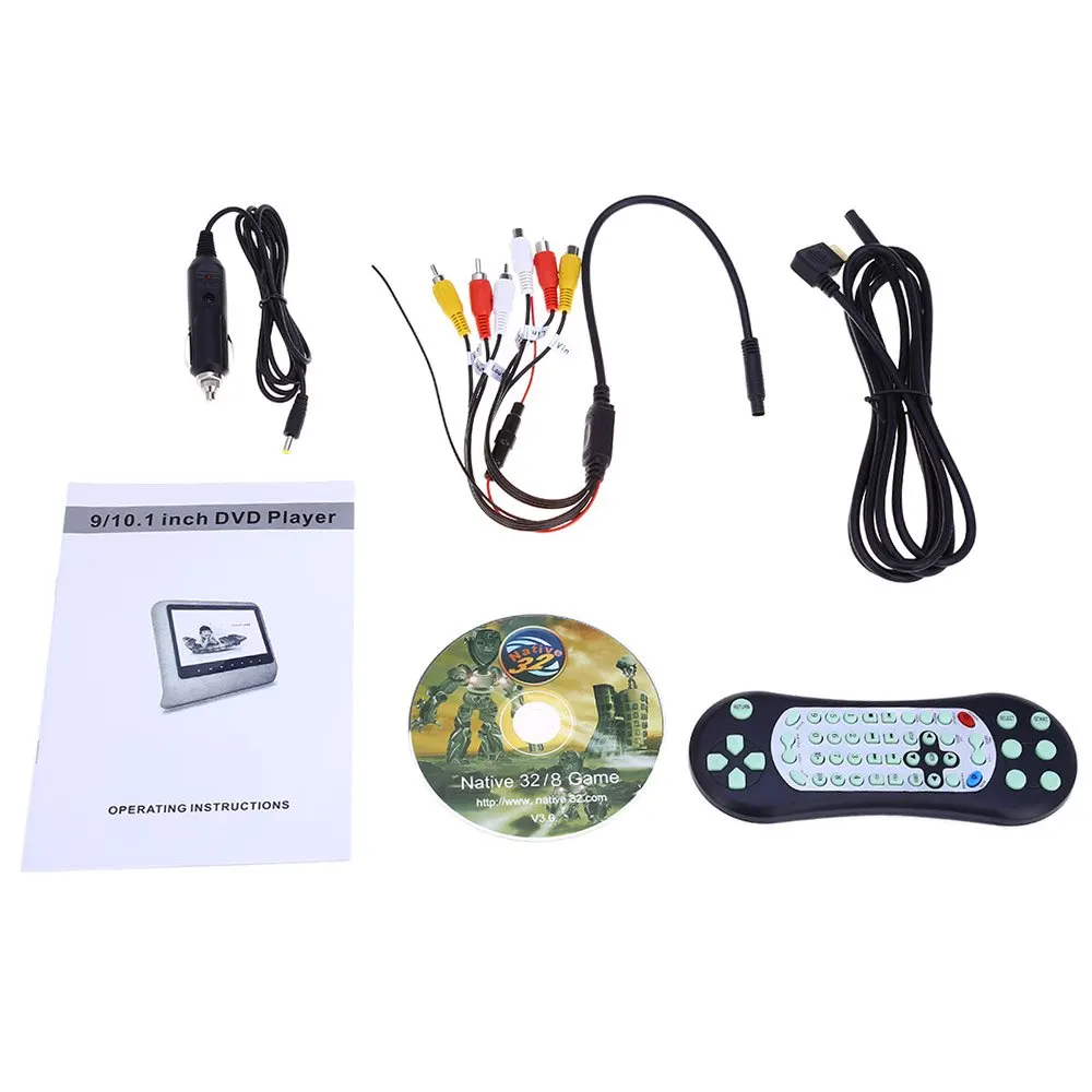 Gbtiger XD9901 9 дюймов Универсальный подголовник автомобиля dvd плеер с HDMI Экран сиденье