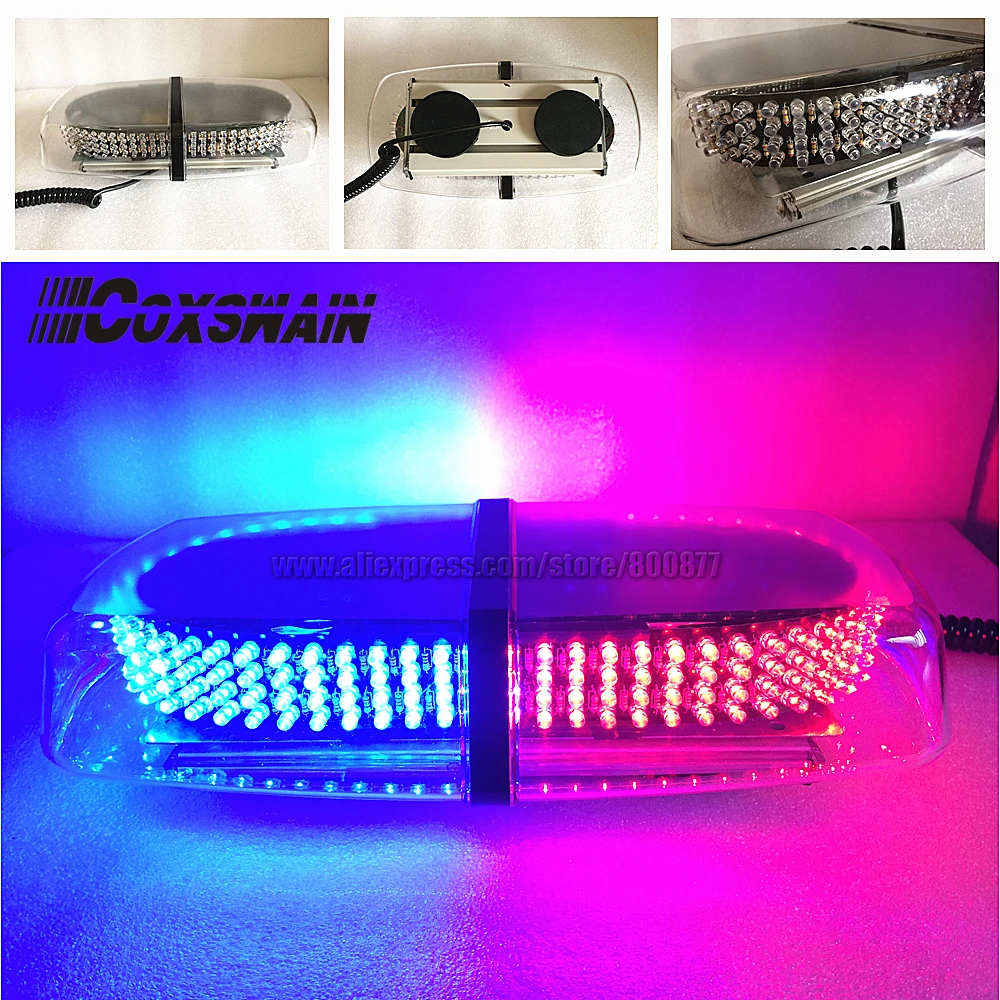 LED Mini lightbar for car, 240 LED High Power Mini Lightbar Beacon with High Duty Amber