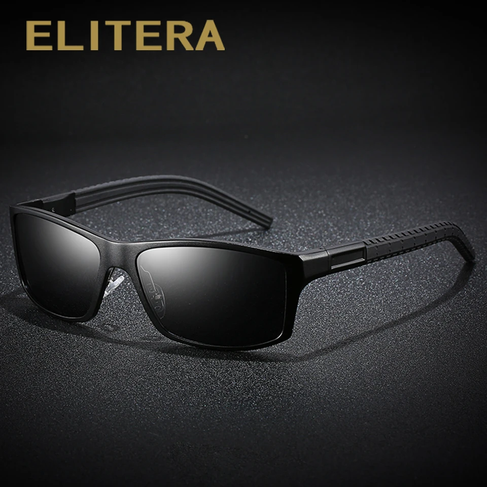 ELITERA мужские HD поляризованные солнцезащитные очки прямоугольные для рыбалки