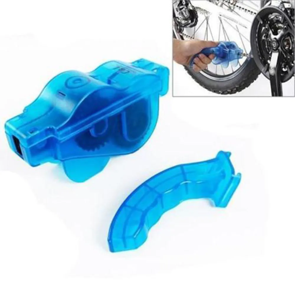 Best 3pcs/set Portable Bicycle Chain Cleaner Bike Clean Machine Scrubber Wash Tool Mountain Road Bike Cycling Cleaning Tool 3