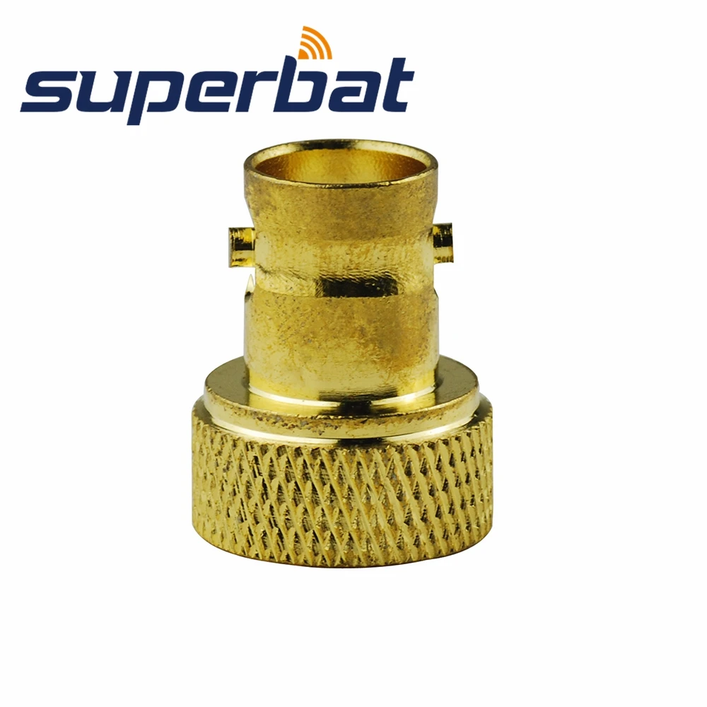 Адаптер Superbat SMA BNC штекер Женский разъем прямой Позолоченный для Vertex Icom Kenwood Radio|plug