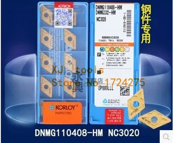 

Free Shipping 10PCS DNMG110408 NC3020 Carbid Turning Inserts for Lathe Holder MDJNR/MDUNR/PDSNR,Suitable for processing of Steel