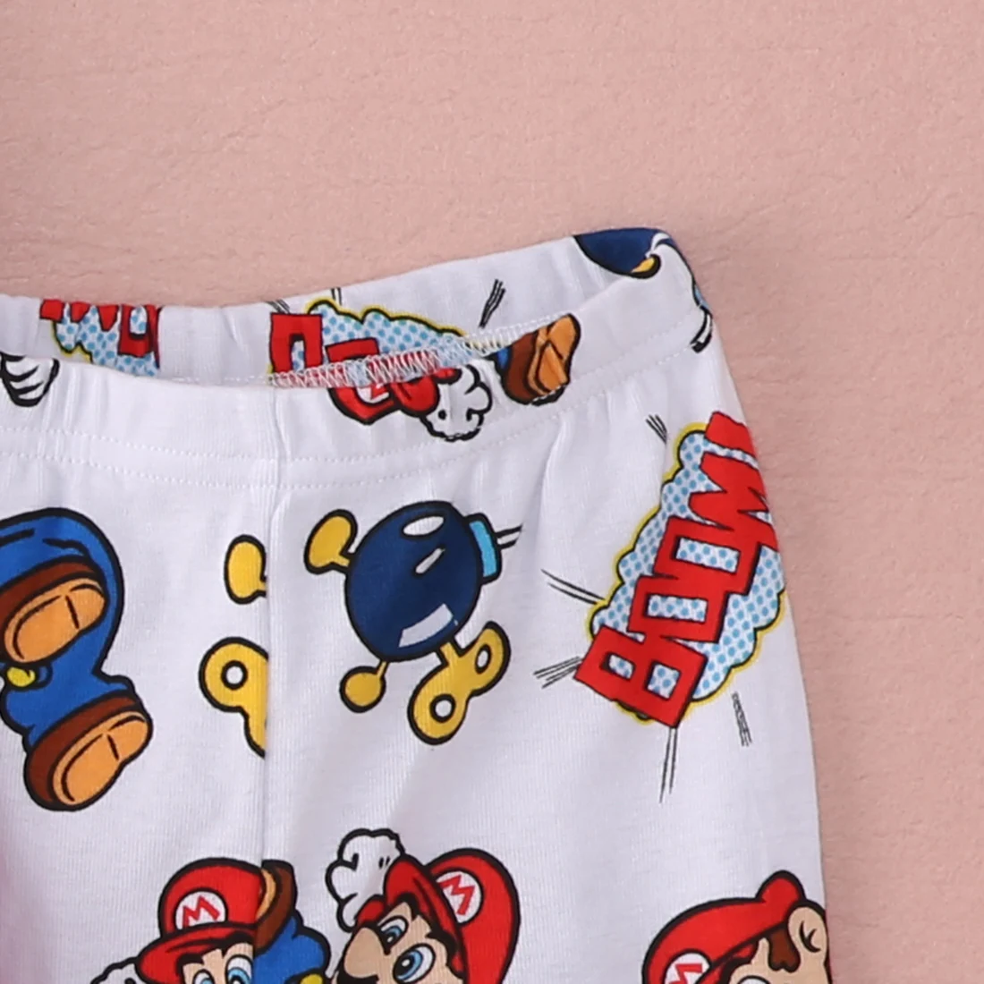 Детская Пижама pudcoco для маленьких мальчиков одежда сна из хлопка в стиле Super Mario