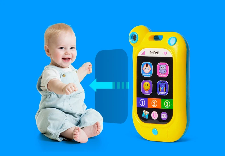 Новый детский телефон высокого качества Детский обучающий музыкальный мобильный игрушечный телефон для детей подарок на день рождения