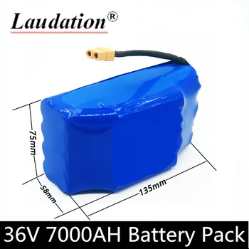 

36V Battery 10S2P 36V7Ah NCR18650GA 42V Li-ion Battery Pack for Electric Scooter Balance Self-balancing Scooter