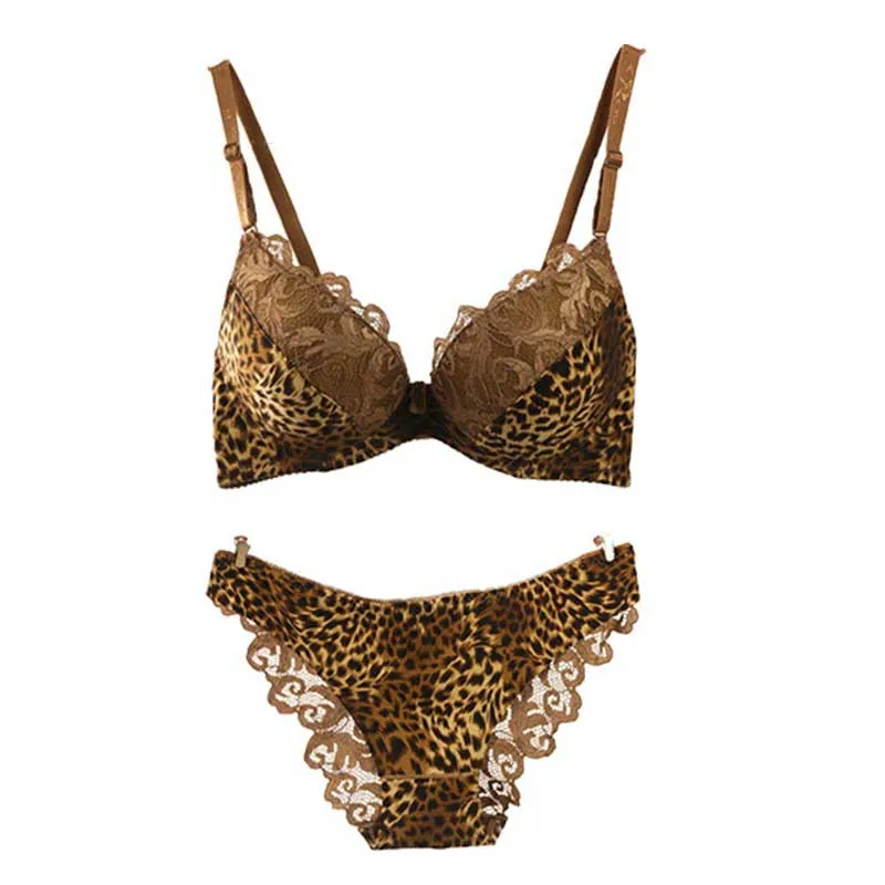 ensemble sous vetement femme leopard