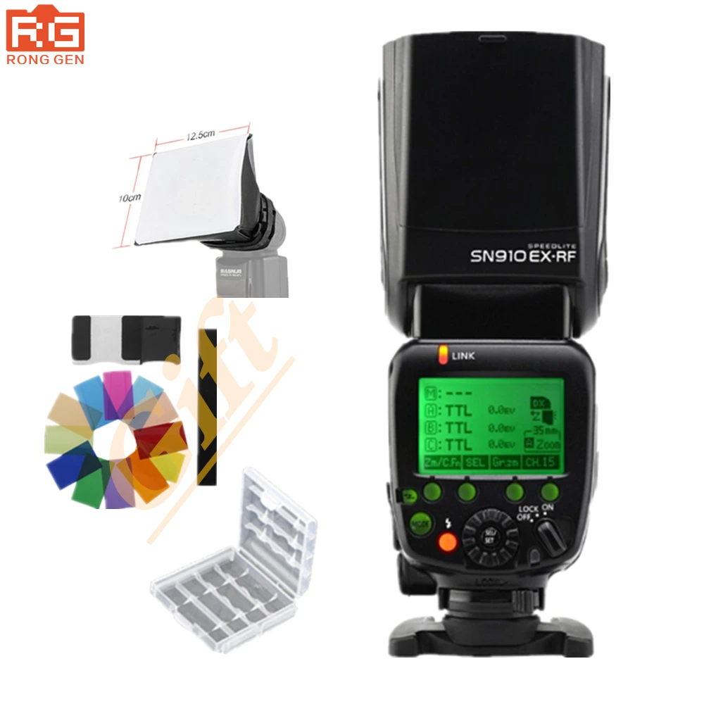 

SHANNY SN910EX-RF i-TTL Wireless Radio Transmission Speedlight Flash for Nikon Cameras D7100 D7000 D5200 D5100 D5000 D3000 D3100