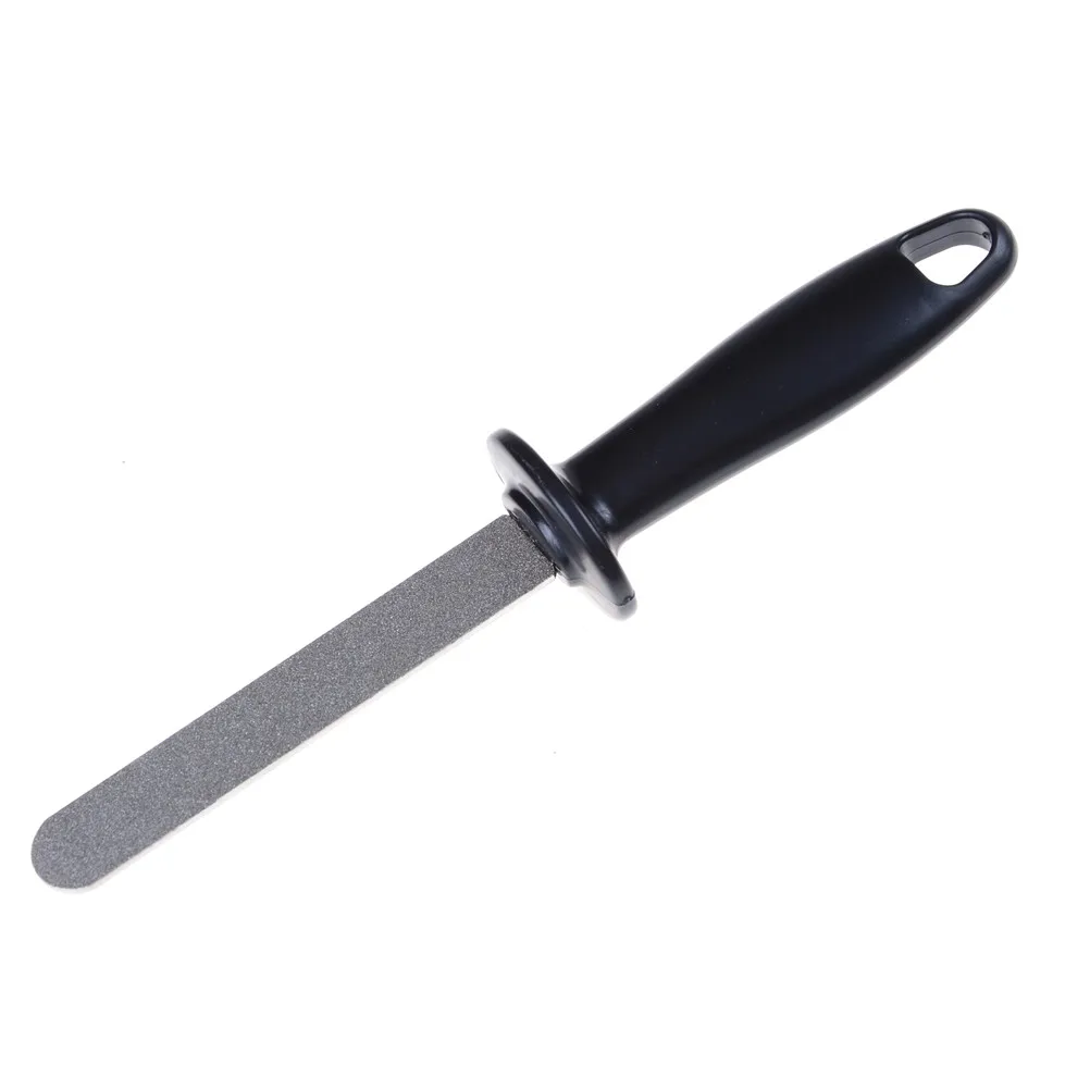 Алмазная точилка для ножей, сталь, овальная точилка, 400#, сталь, профессиональная точилка для ножей, точилка для ножей, стержень для заточки ножей, ручка ABS