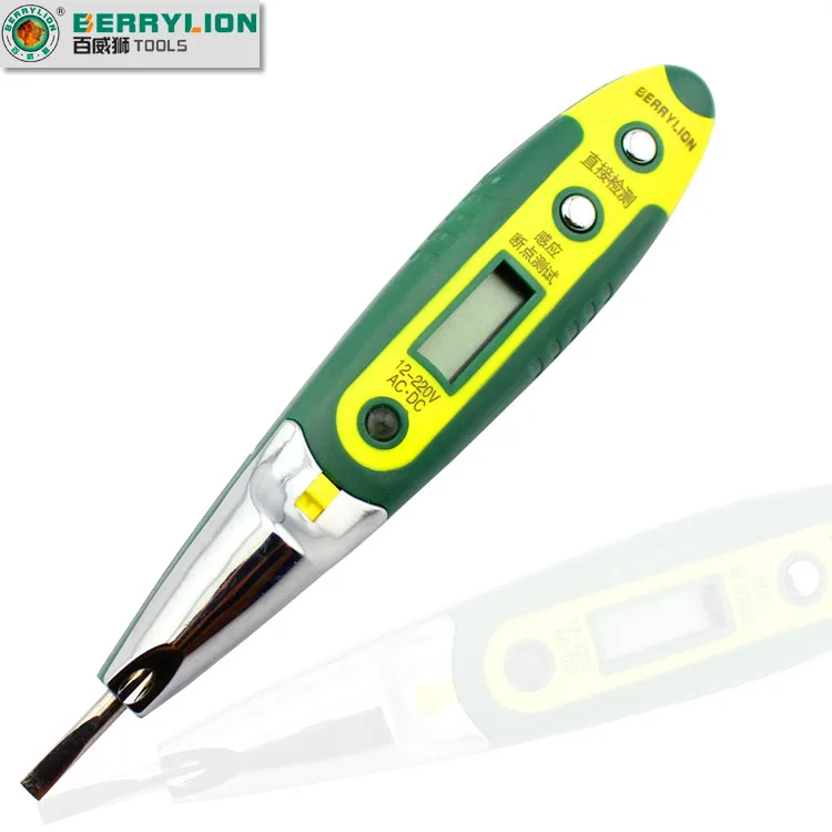 High Quality 12V 220V AC /DC Multifunction Digital Electrical Tester