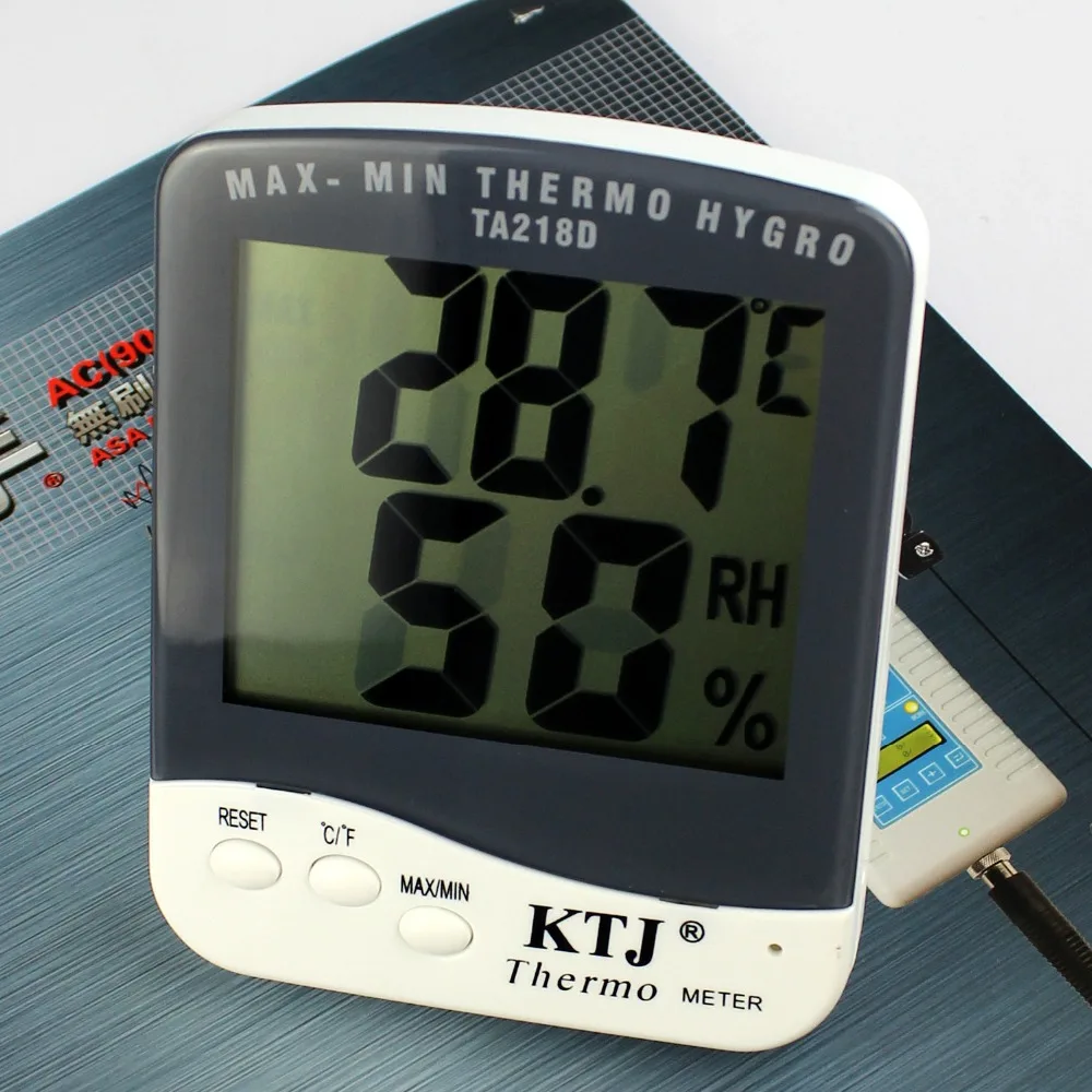 Digital LCD Indoor Temperature Hygrometer Thermometer TA218D-in