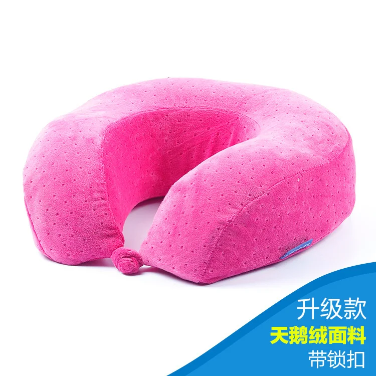 Новая u-образная подушка для путешествий Memory Foam Подушки для шеи мягкие медленный отскок для автомобиля для путешествий шейный затылочный медицинский подушка для шеи