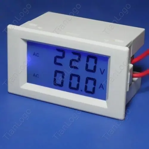 100 300 В/110 а AC цифровой ЖК Вольтметр Амперметр + CT (шунт) сенсорный трансформатор 220 В