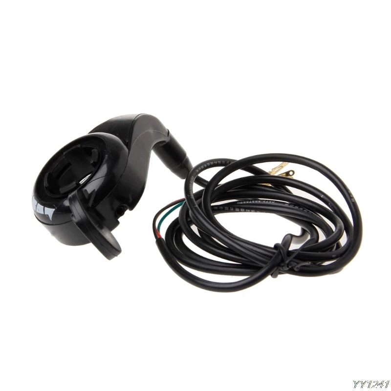 

24/36/48V Universal Motorcycle E-Bike Scooter7/8 Handlebar Black Thumb Throttle Electric Bike Scooter-Y11