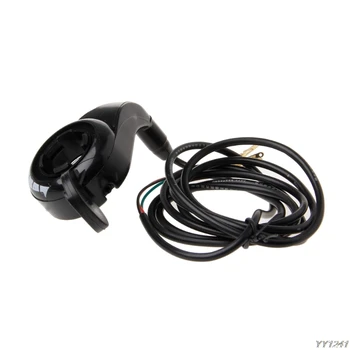 

24/36/48V Universal Motorcycle E-Bike Scooter7/8 Handlebar Black Thumb Throttle Electric Bike Scooter-Y11