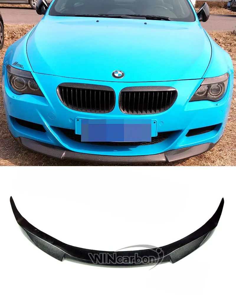 

Vos-Style Real Carbon Fiber Front Bumper Lip Spoiler for 2004-2010 BMW E63 E64 M6 bumper