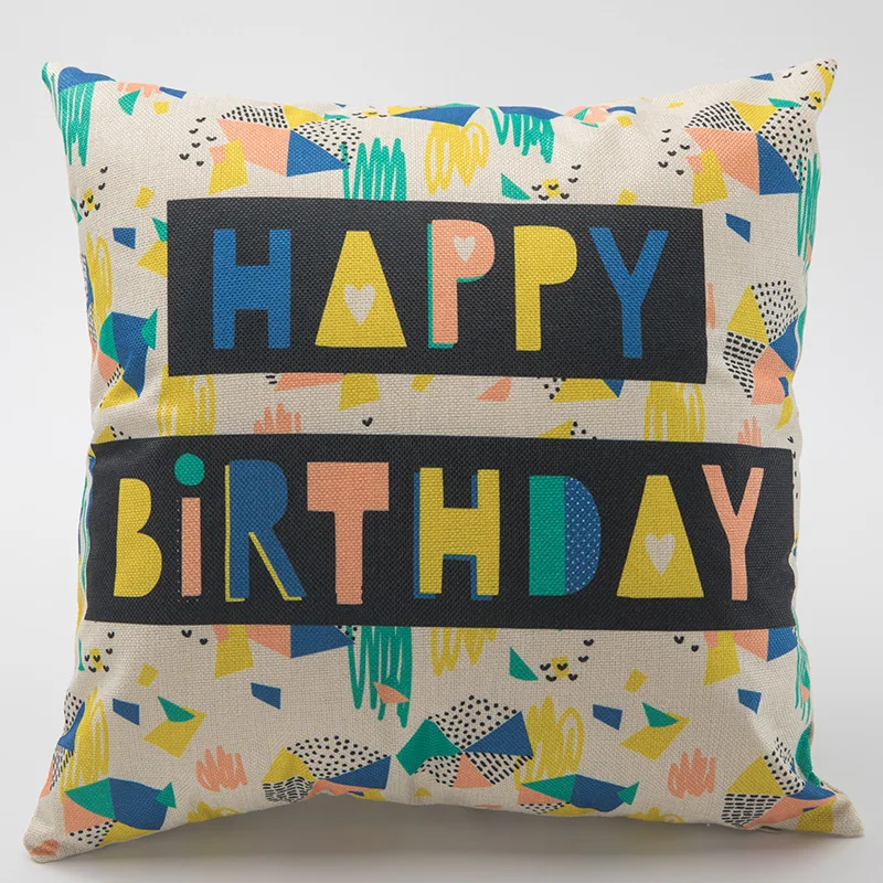 

Nordic Style Cushion Cover Alphabet Geometric Cartoon Decorative Pillows Geometric Cushions Covers Home Decor Throw Pillow Case