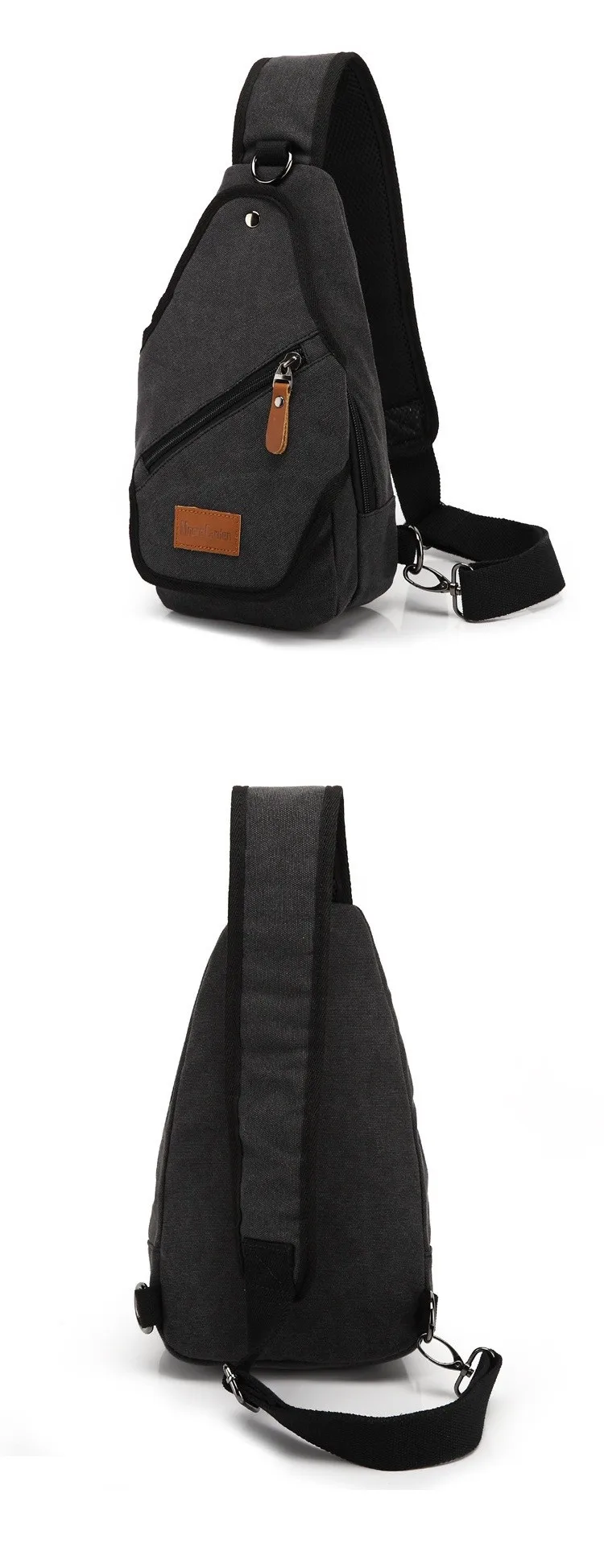 mens designer sling backpack