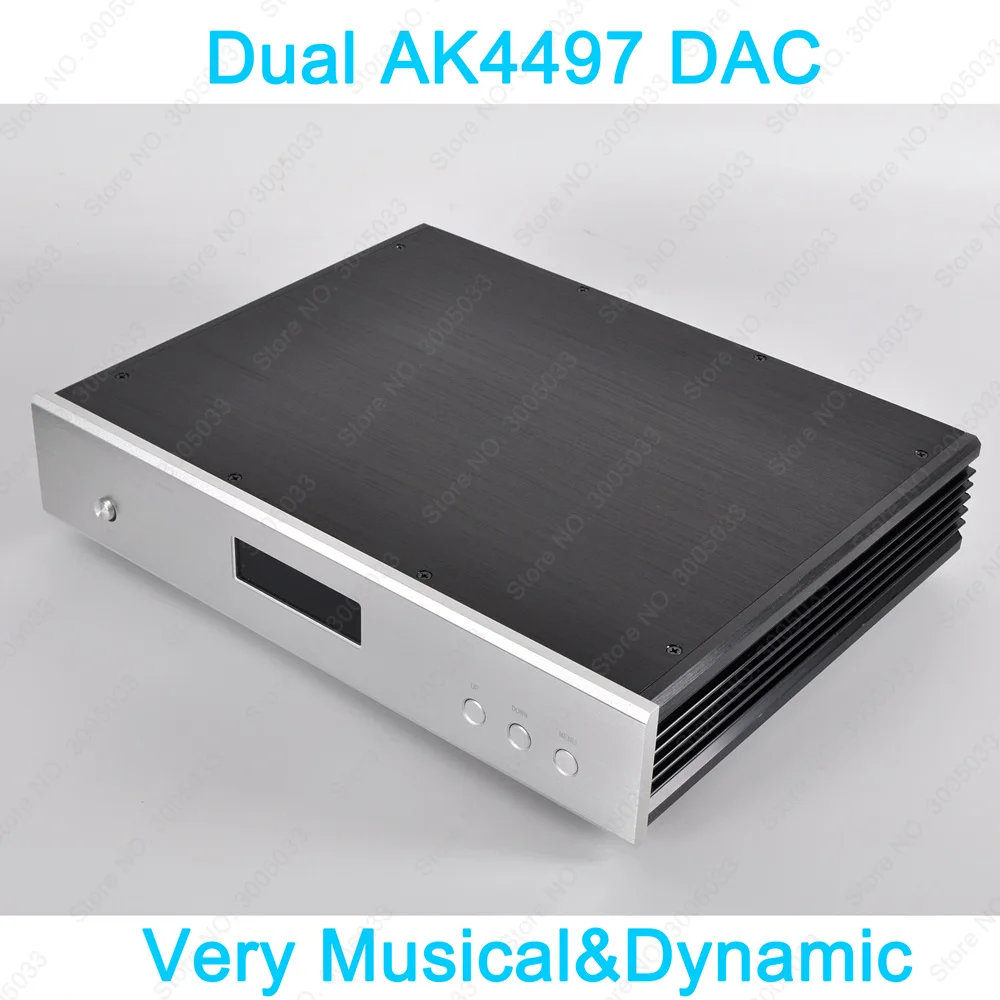Hi Fi Двойной ЦАП AK4497 AK4118 AK4497EQ Собранный 32 бит 384 кГц DSD256 XMOS аналоговый USB