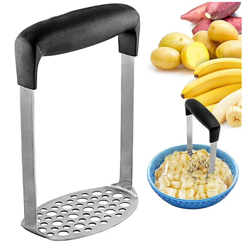 New Stainless Steel Potato Masher Mud Press Manual Tool For The Kitchen