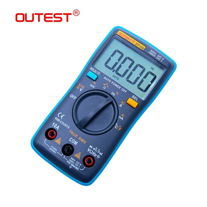 Portable Digital Multimeter Mini Pocket Ammeter Voltmeter Volt Ohm Meter Te UK
