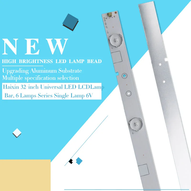 Univers 32-inch 6-Lamp57CM 6V LED bar Lights general-purpose for Hisense LCD TV LED backlight aluminum substrate lamp bar