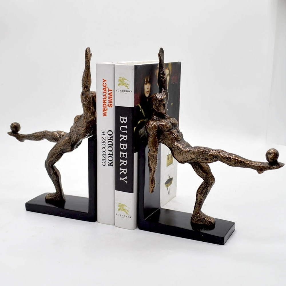 1 زوج الأوروبية النمط الأمريكي نموذج الرياضة صورة الحرف خزانة مكتب غرفة المعيشة (بدون الكتب) LU625136