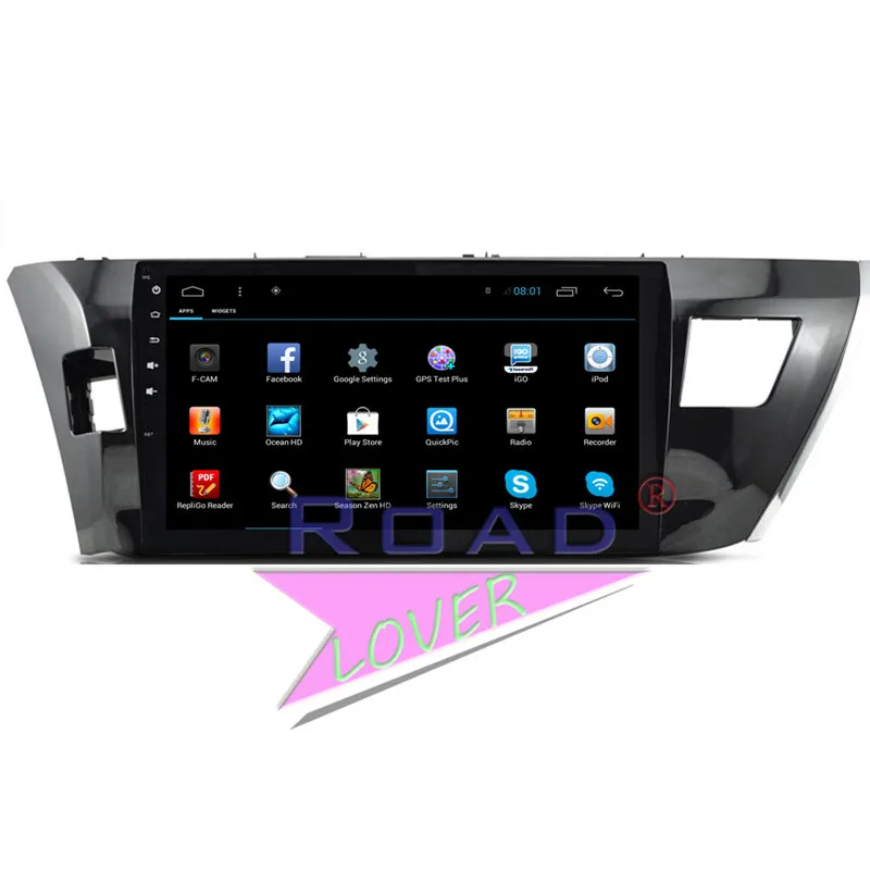Roadlover Android 6 0 автомобильное аудиоустройство для Toyota Corolla 2014 Стерео GPS навигация