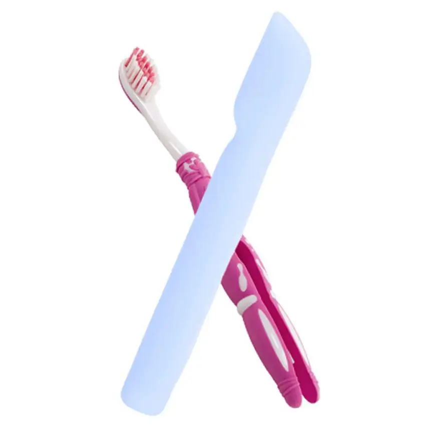 silicone travel toothbrush holder