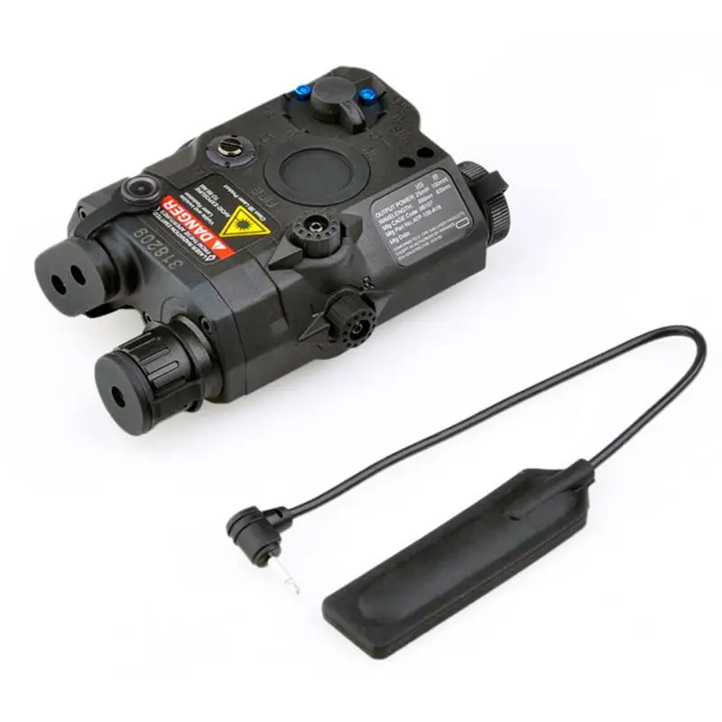 

FMA Tactical AN/PEQ-15 Green Dot Laser with White LED Flashlight Torch IR illuminator For Hunting Outdoor Black/Tan Toy