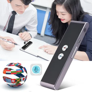 

T8 Portable Voice Translator 41 Languages Two-Way Real Time Language Interpreter Bluetooth Wireless Travel Translation Machine