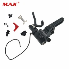 1 шт. откидывающийся стрелка отдыха в черном сплаве для блочного Лука стрельба из лука охота стрельба