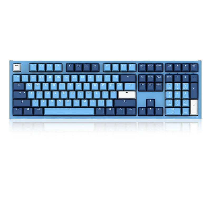 Клавиатура AKKO X Ducky One 2 Ocean Star 108 клавиши Cherry MX Переключатель PBT Механическая