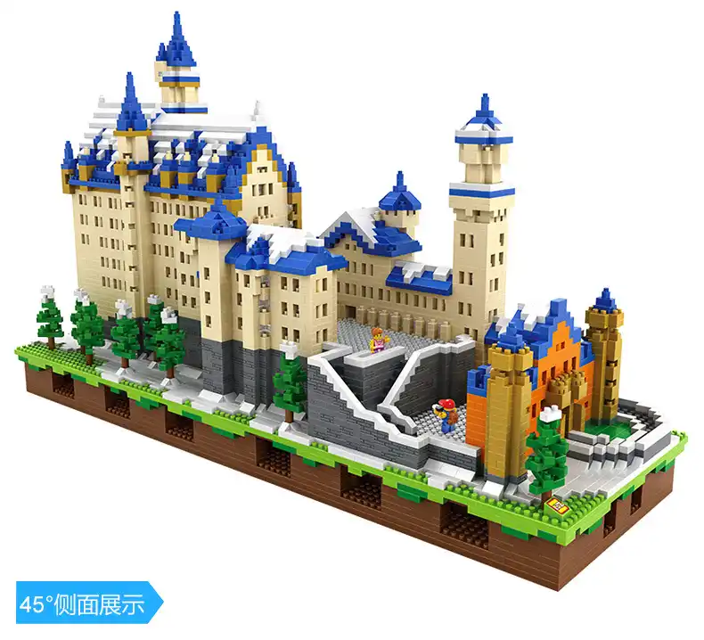 Loz Diamant Blocs Architecture Jouets Schloss Neuschwanstein Chateau Modele New Swan Pierre Chateau Blocs De Jeu De Construction Jeu De Construction Blocs De Constructionloz Architecture Aliexpress