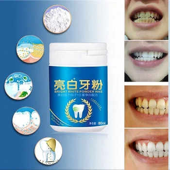 

80ml Teeth Whitening Powder Pearl Tooth Brushing Powder