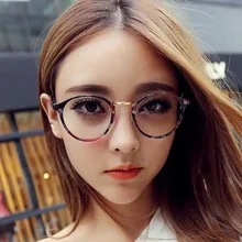 Винтажные женские круглые очки оправа прозрачная смола линзы очки женские оптические очки