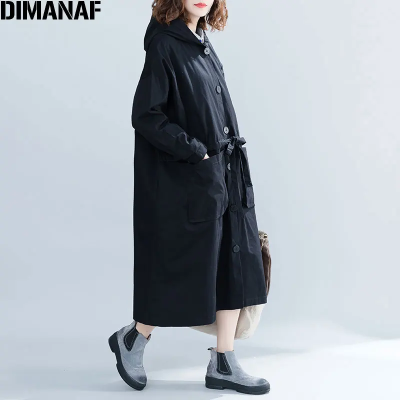 discount DIMANAF 2019 Women Jackets Coats Plus Size Autumn Button Thin Big Size Cardigan Female Clothes Loos