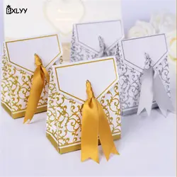 BXLYY 10 шт. креативная Европейская коробка для конфет, чтобы подарить гостям свадебный подарок 2019 Новогоднее украшение DIY вечерние партия