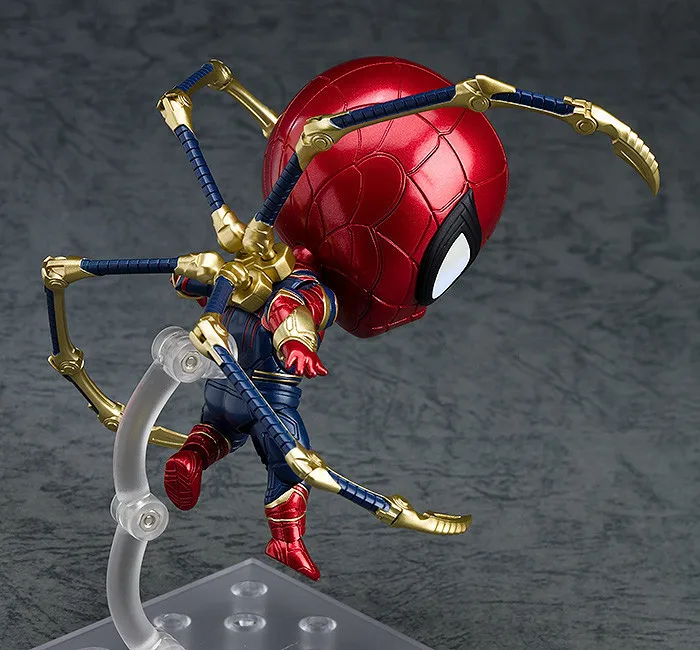 

Marvel Avengers Iron Spider Action Figures Nendoroid 1037 BJD Model Toys 10cm