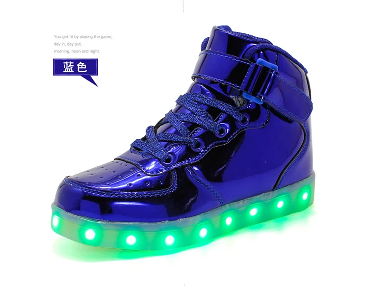 Обувь для детей с light 2018 для маленьких мальчиков и девочек светящаяся обувь chaussure led enfant Детская Мода Детские кроссовки зарядка через usb