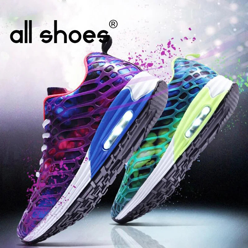 

Women Trainers Athletic Jogging Walking Breathable Brand Sneakers for Girl Men Outdoor Running Sport Shoes big size 46 HB-38Z