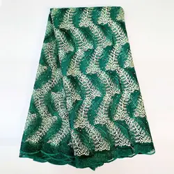 2019 г. из jurk van hoge kwaliteit diamant stoffen-Нигерия Франс Туле Рэнд Geborduurd weefsel Afrikaanse vrouwen jurk