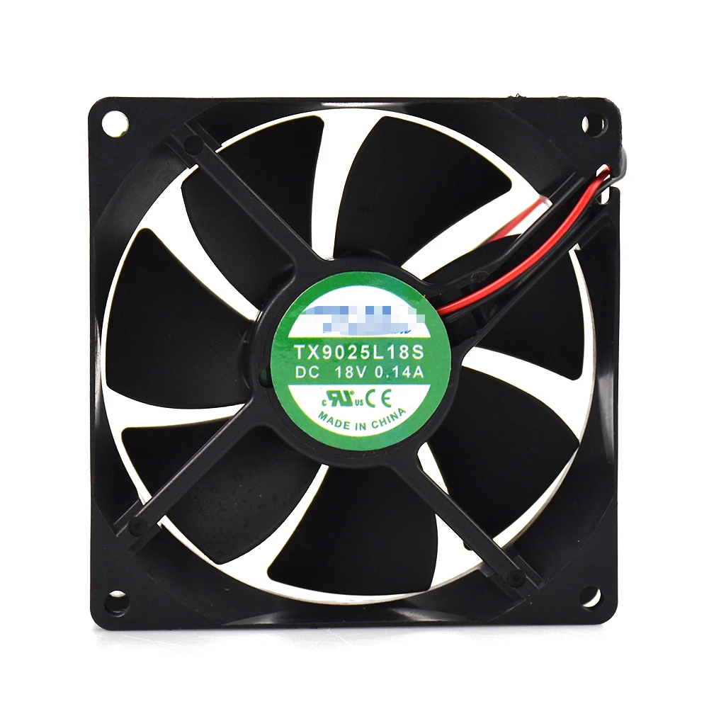 

For TIANXUAN TX9025L18S 18V 0.14A 90*90*25mm Refrigerator thermostat cooling fan