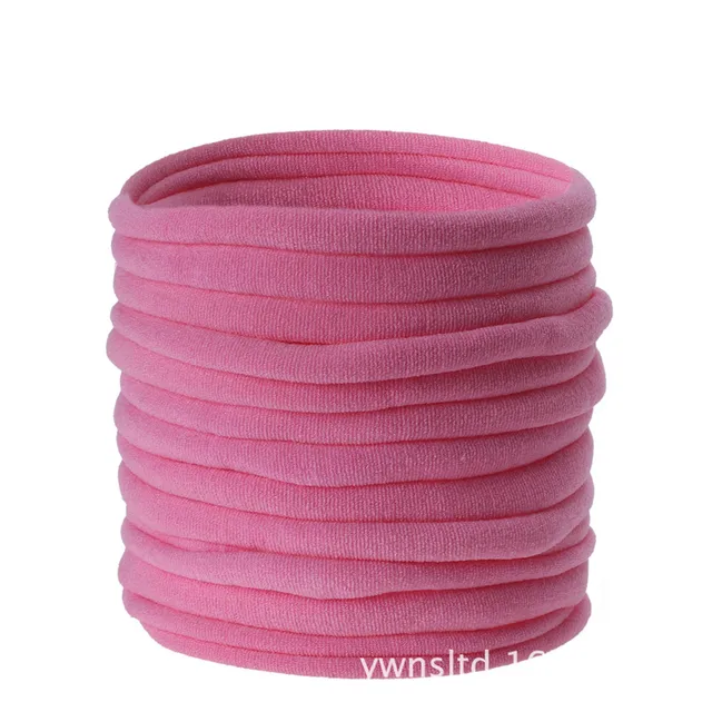 10pcs/lot Nylon Headband for Baby Girl DIY Hair Accessories Elastic Head Band Kids Children Fashion Headwear baby turban 13