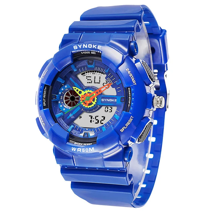 Часы высокого качества детские часы цифровые наручные часы Дети принт с большими цветами часы ремешок спортивный подарок унисекс Montre Garcon @