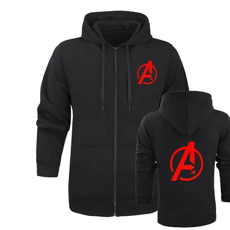 

Costumes Avengers Endgame Quantum Realm Cosplay Sweatshirt Hoodie Jacket Tech Hooded Superhero America Captain Marvel Zipper