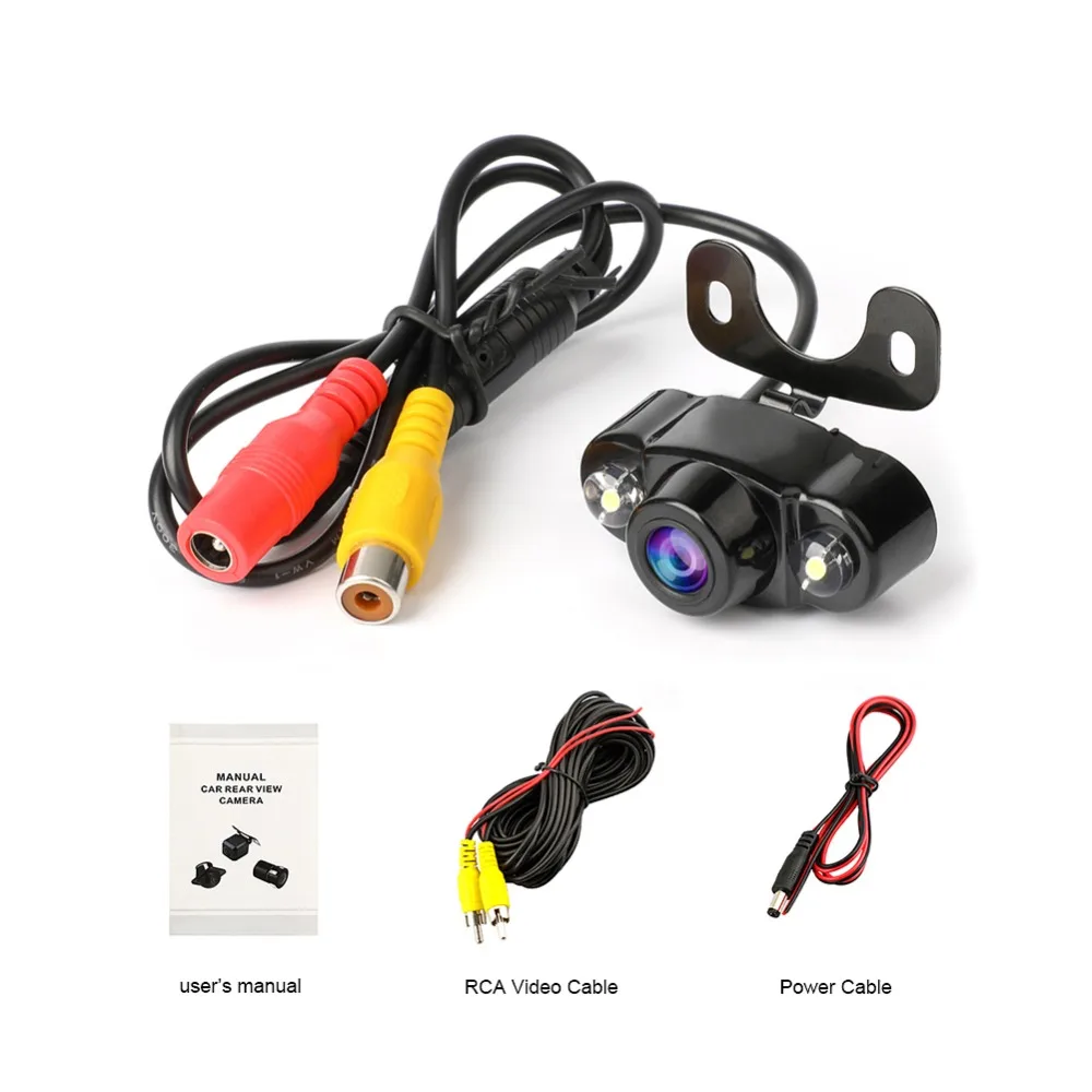 Car Rear View Reverse Camera Night Vision Car Backup Rear Camera Parking Camera with Wireless Rear View Transmitter& Receiver