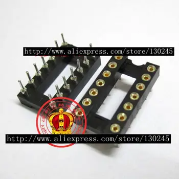 

100pcs/lot Round 14P IC DIP14 socket hole round pin dip IC socket 14 foot hole seat In Stock