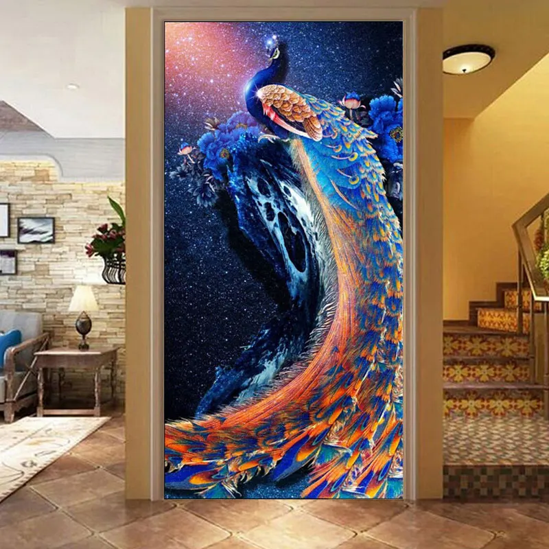

5D DIY Diamond Painting Cross Stitch Embroidery Mosaic Peacock Picture Home Decor Needlework Dropshipping FAS